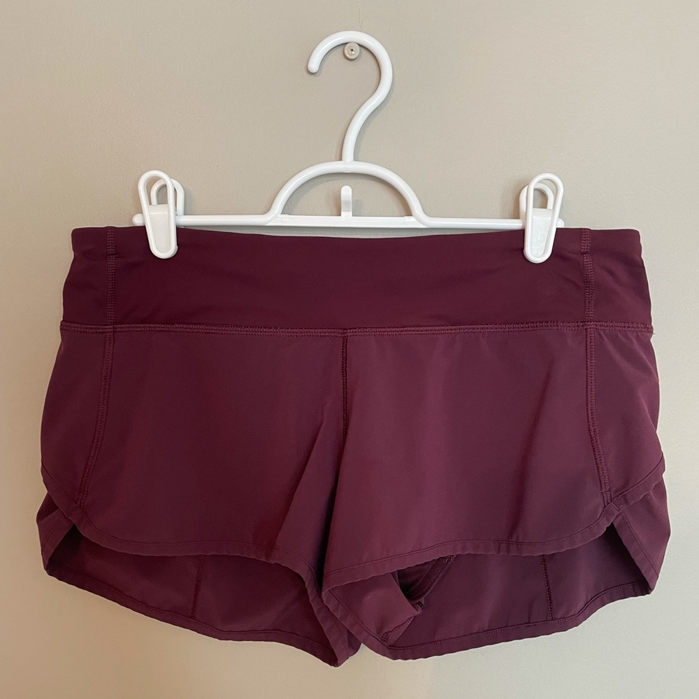 Lululemon speed shorts